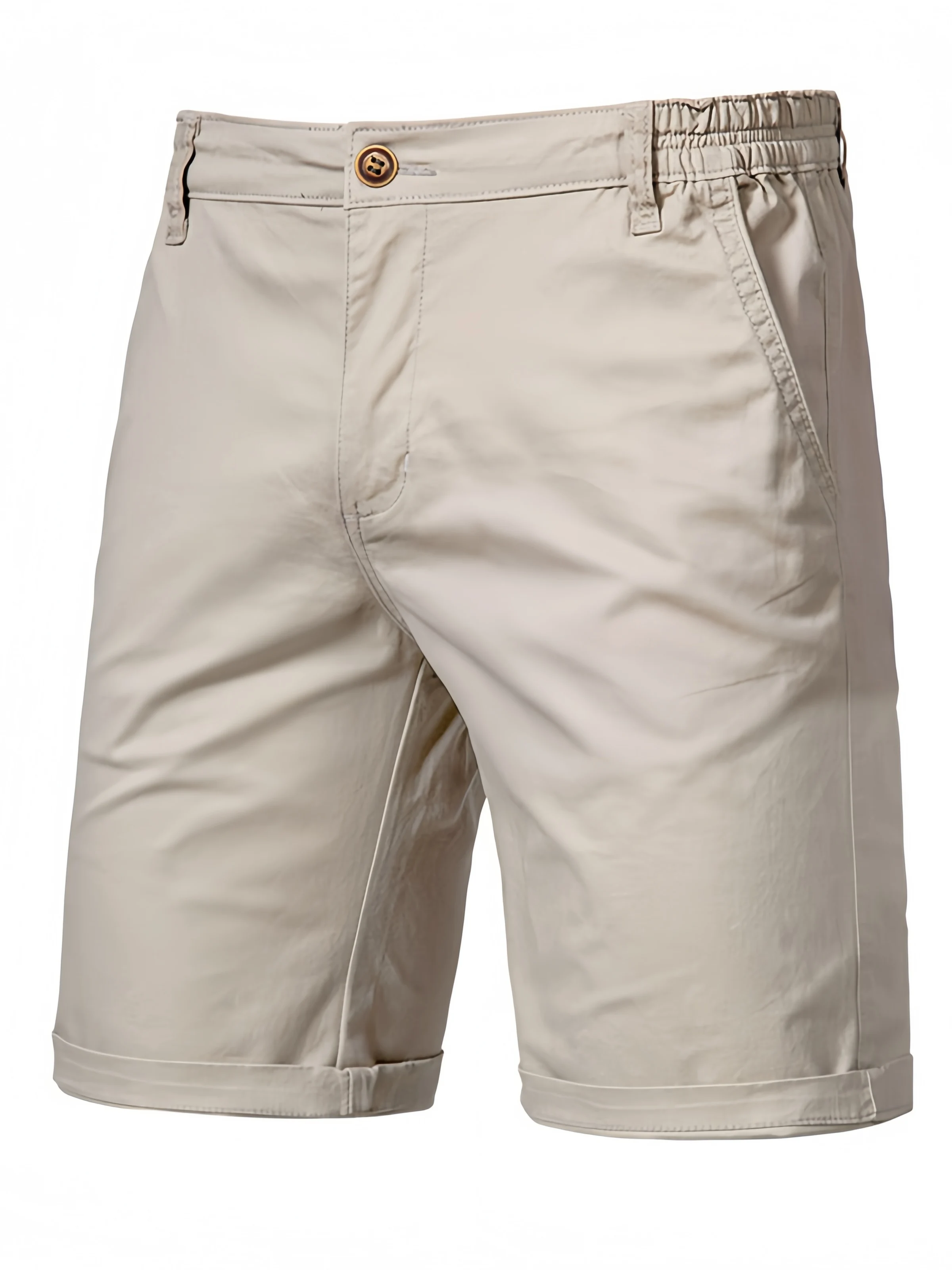 Shorts Chino Slim - Casual Cotton Workwear Shorts Men's Slim