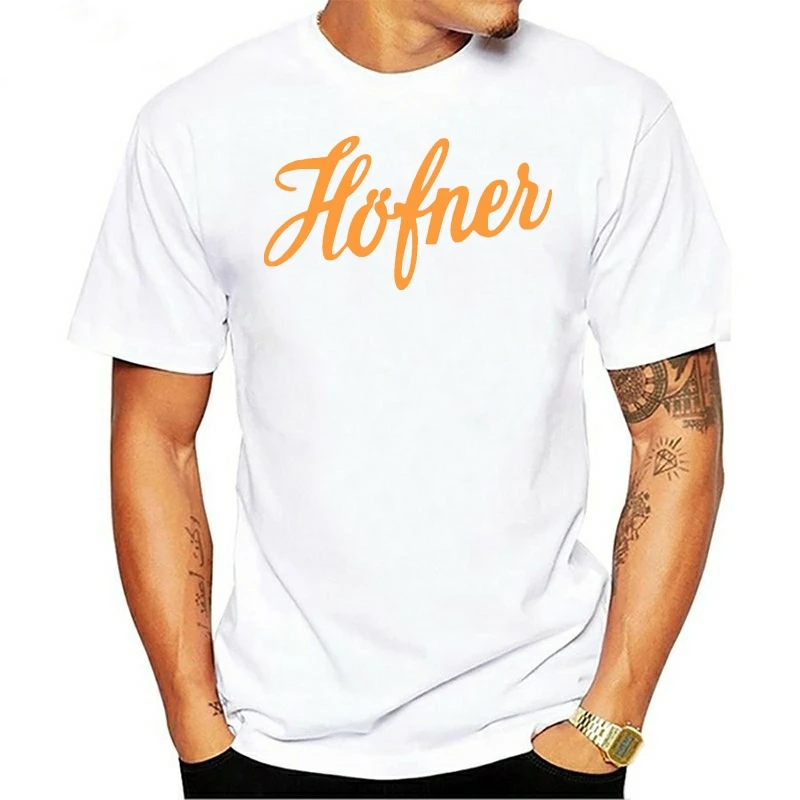 Hofner  Orange men fashion T-shirt