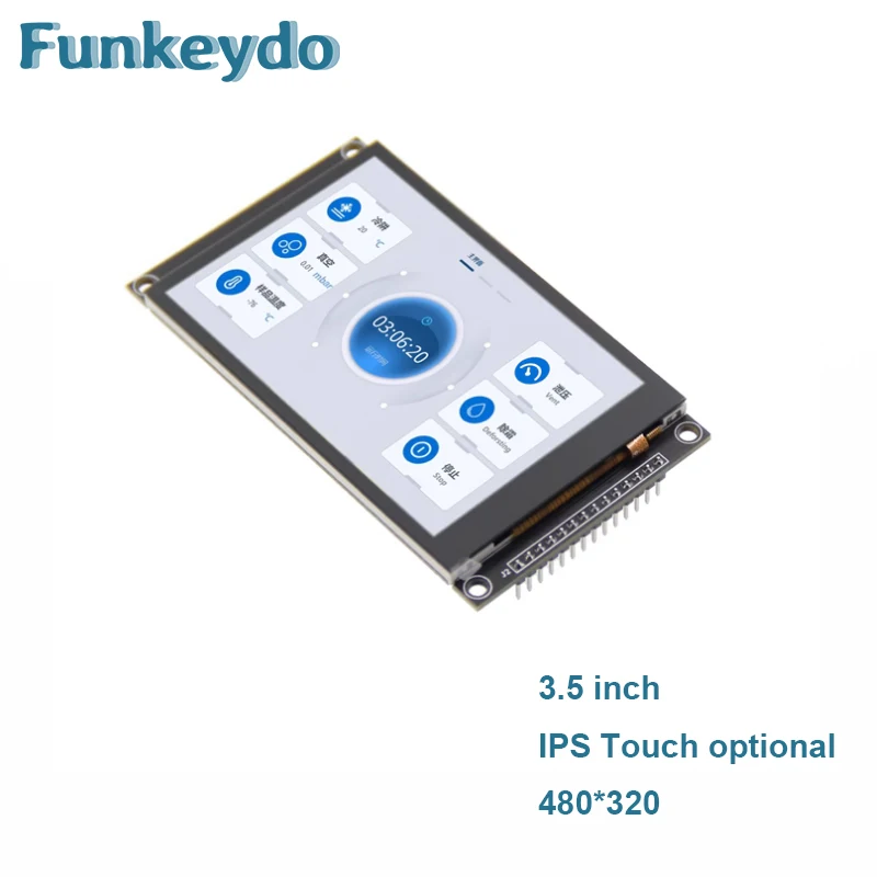3,5-calowy moduł IPS LCD TFT SPI pojemnościowy ekran dotykowy 3,5-calowy ekran 480x320 ST7796 dla Mega2560/C51/STM32/ESP32/Arduino