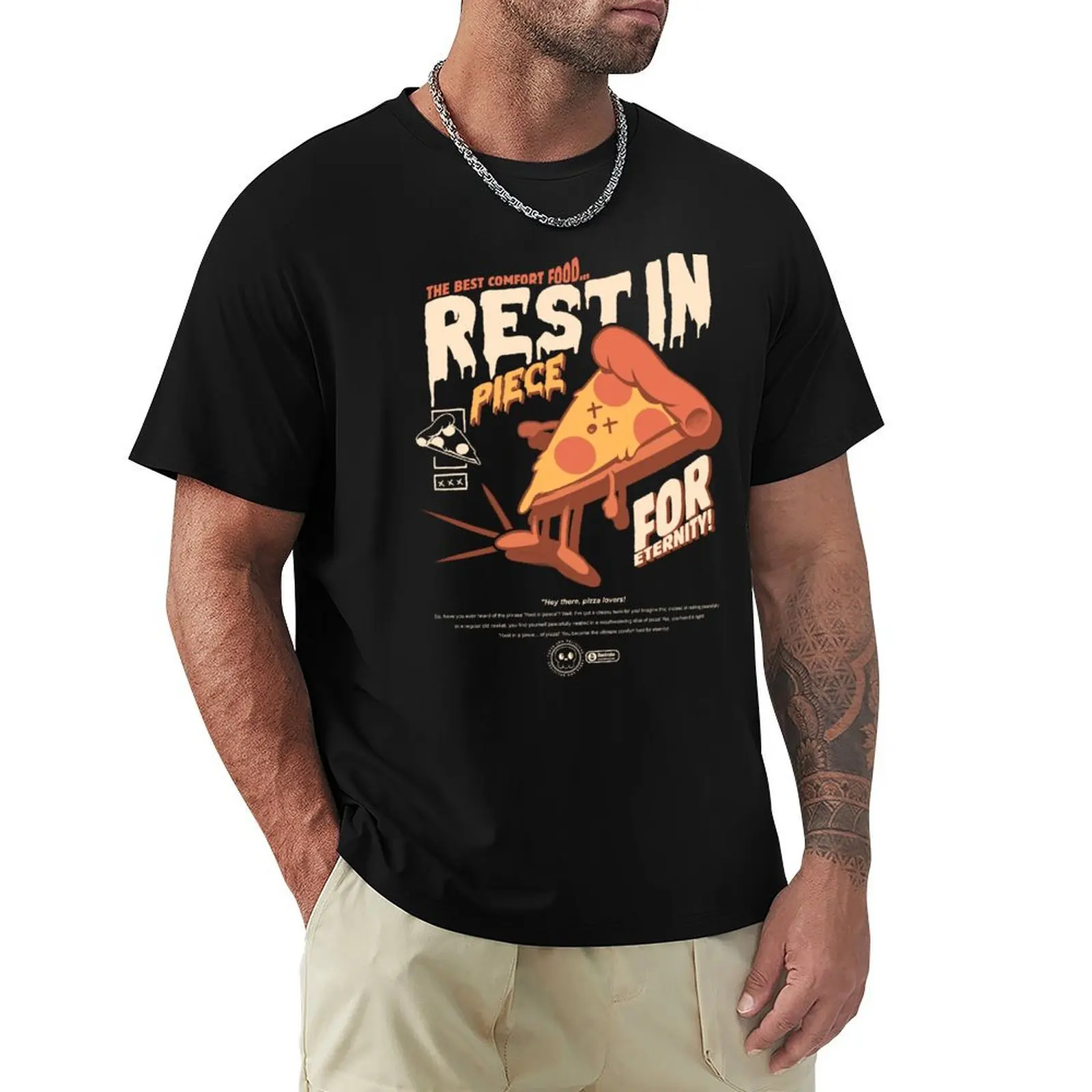 Rest In Piece T-Shirt Big and Tall Gym T-Shirt