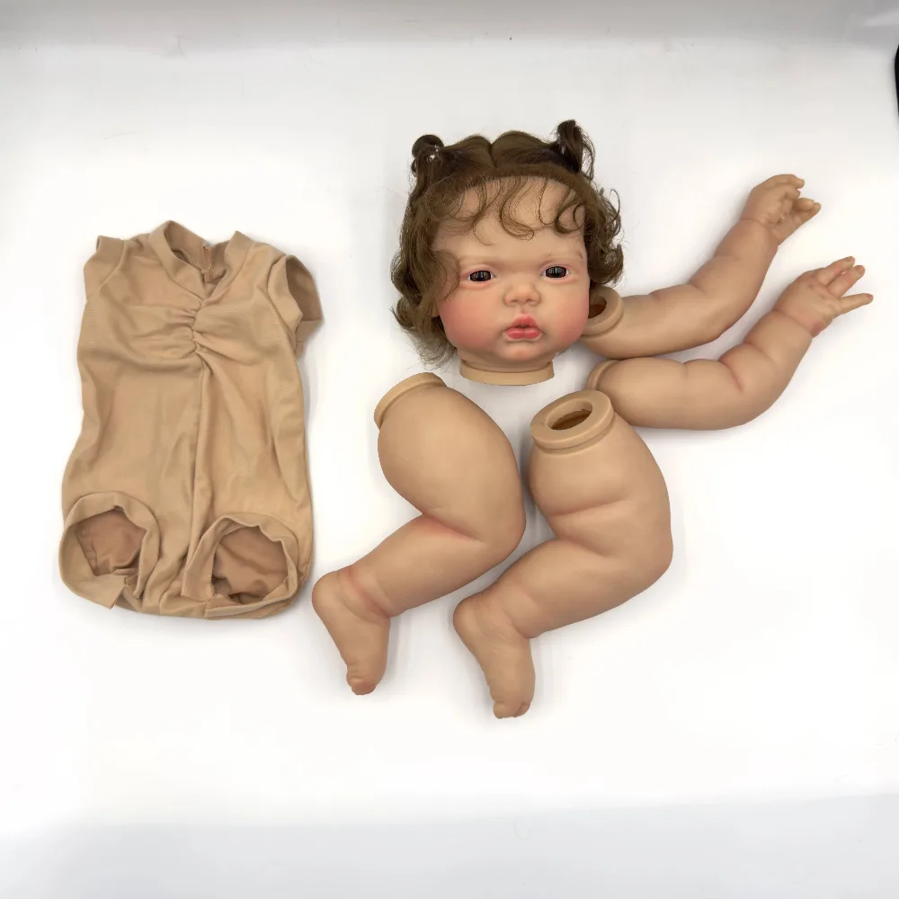 24 بوصة تولد من جديد دمية عدة مخلل مستيقظ اليدوية تولد من جديد أجزاء دمية مع القماش الجسم الجلد ثلاثية الأبعاد مع الأوردة المرئية Mucionesas عدة تولد من جديد #4