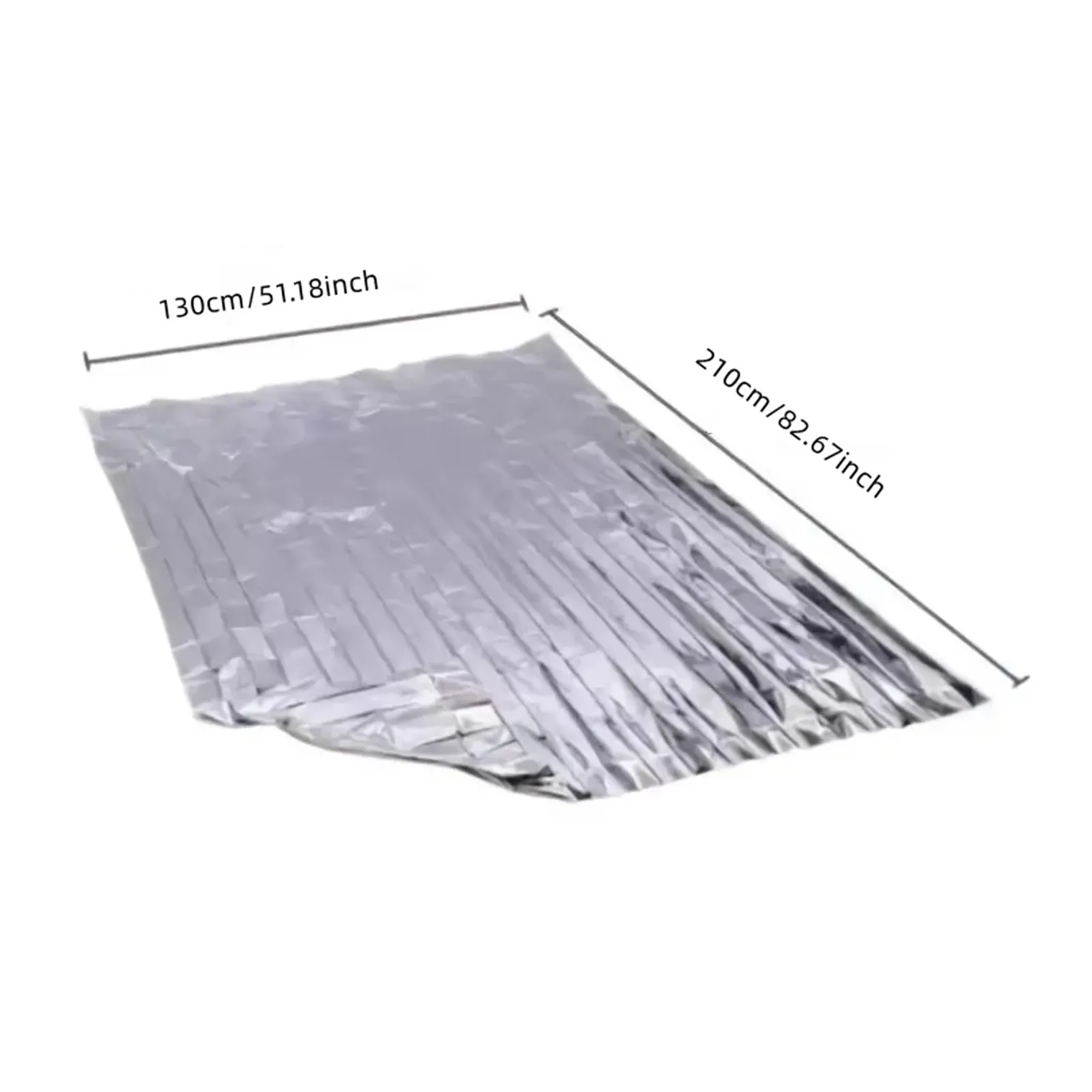 Emergency Mylar Thermal Blankets - Waterproof, Retains Body Heat - Ideal for First Aid Kits & Natural Disasters - 51.18 x 82.67