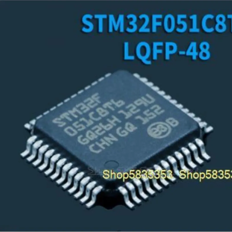 

10pcs New STM32F051C8T6 STM32F051C6T6 STM32F051C4T6 QFP-48 microcontroller chip