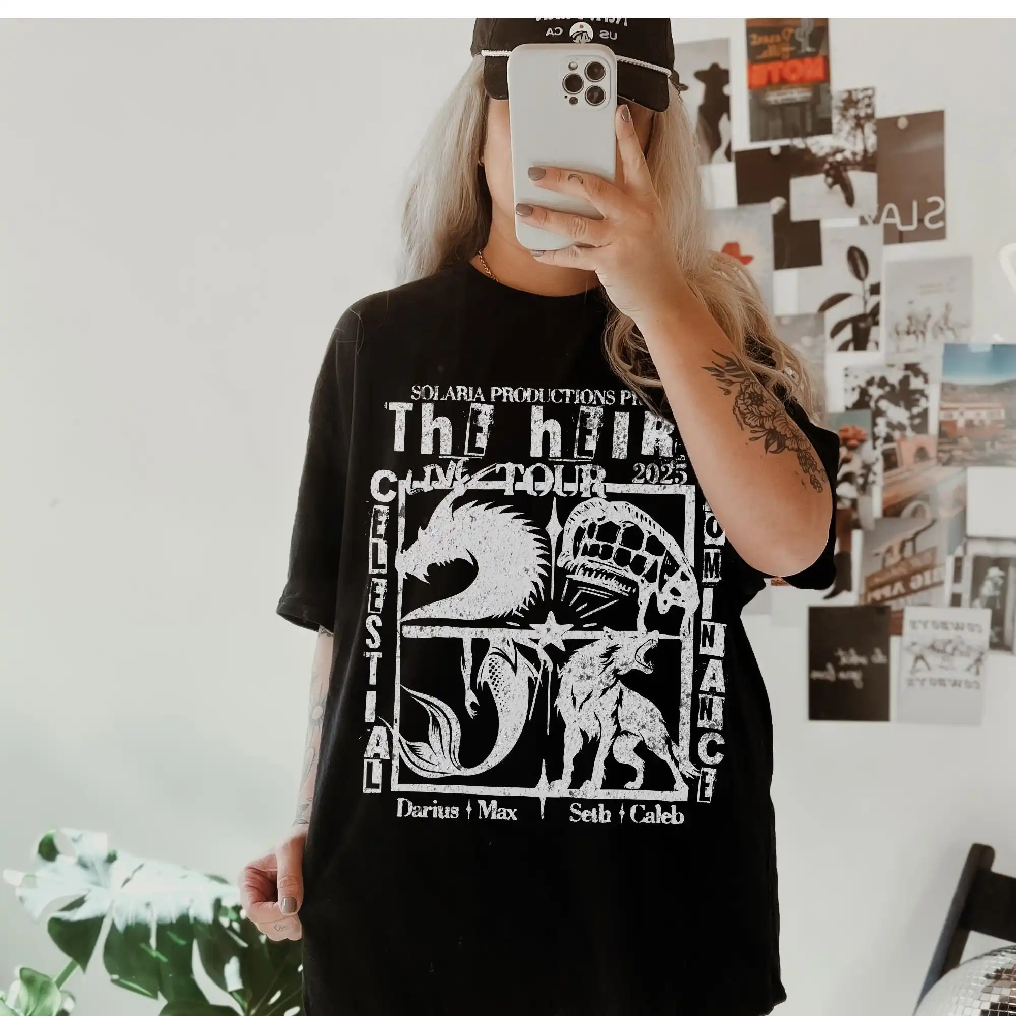 Zodiac Academy The Heirs  Darius Booktrovert Shirt Romantasy Merch Bookish Things Booktok Celestial Heirs Seth T-shirt