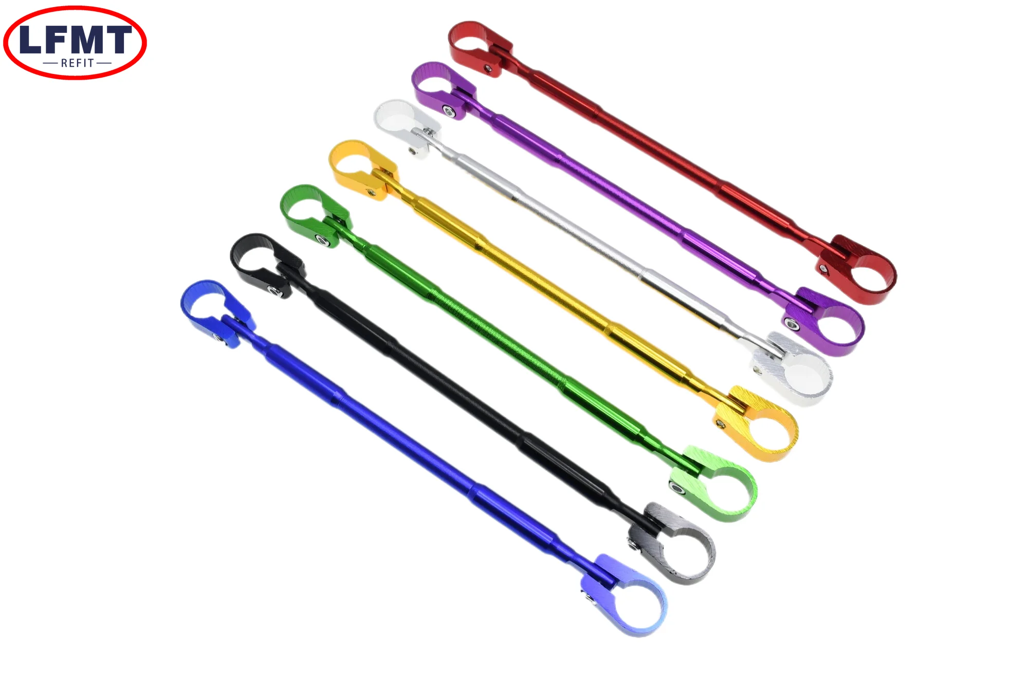 Supporto per manubrio moto in lega di alluminio da 22 mm Traversa modificata Rafforzare il morsetto del manubrio Fascio di equilibrio Croce