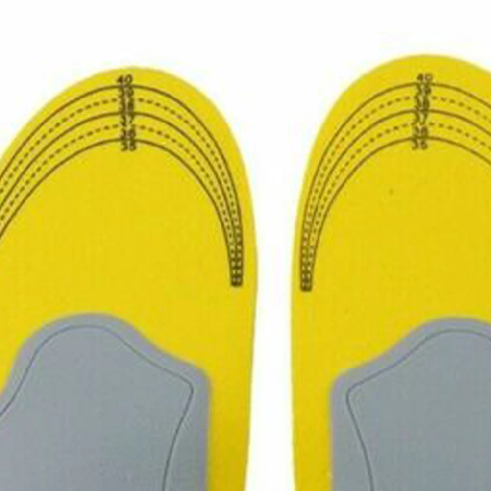 

Arch Support Insoles Flatfoot Orthotics Grey Walking Plantar Cushion Pads Shock Absorb Reusable Feet Care Stabilizing Heel Pain