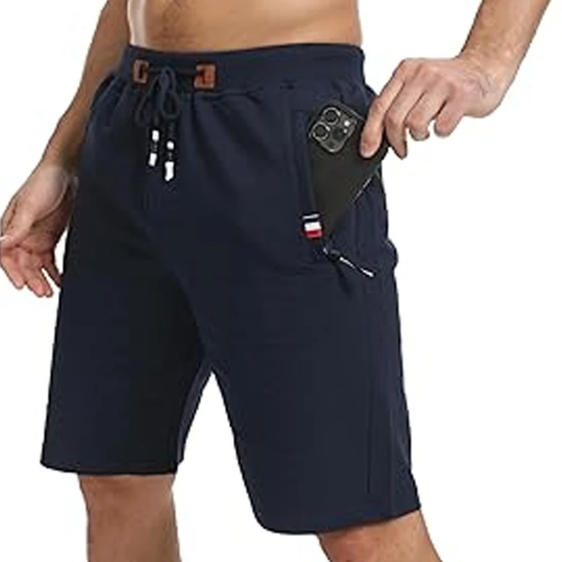 

Quality Brand Men Cotton Workwear Shorts New Summer Male Fashion Casual Work Shorts Men's Solid Color Fitness Breathable Shorts