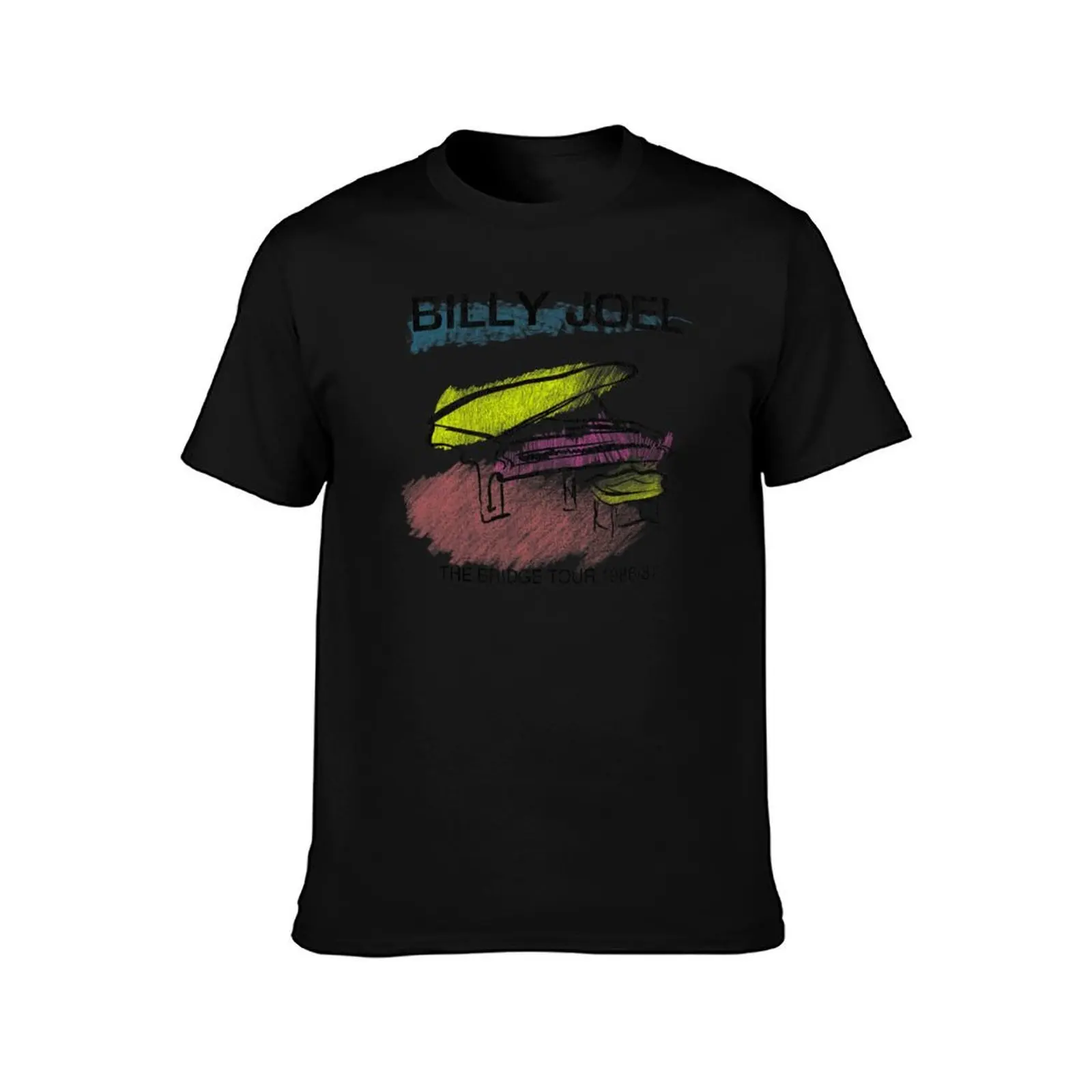 Paste Piano And Music T-Shirt Work Daily Short Sleeve Top T-Shirt