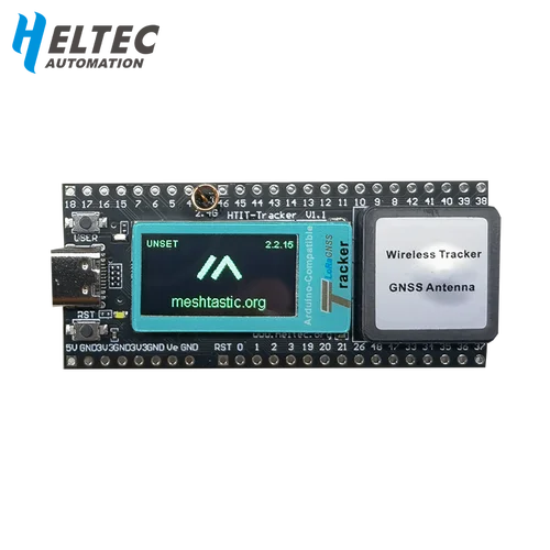 Rastreador inalámbrico Heltec, activación de red meshtástica, Wi-Fi, Bluetooth, GPS, ESP32 LoRa, para vehículo, bicicleta, niños, mascota, coche, fitness