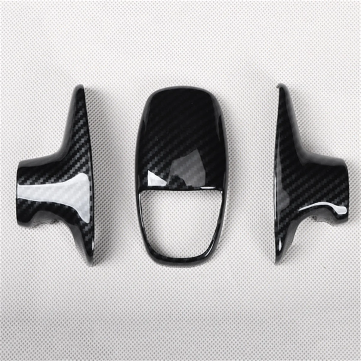 Black Carbon Fiber ABS Car Gear Shift Knob Cover Trim for Charger 2015-2020 Shift Handball