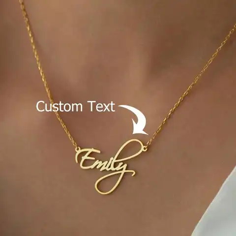 Personalized Name Necklace for Women ICFTZWE