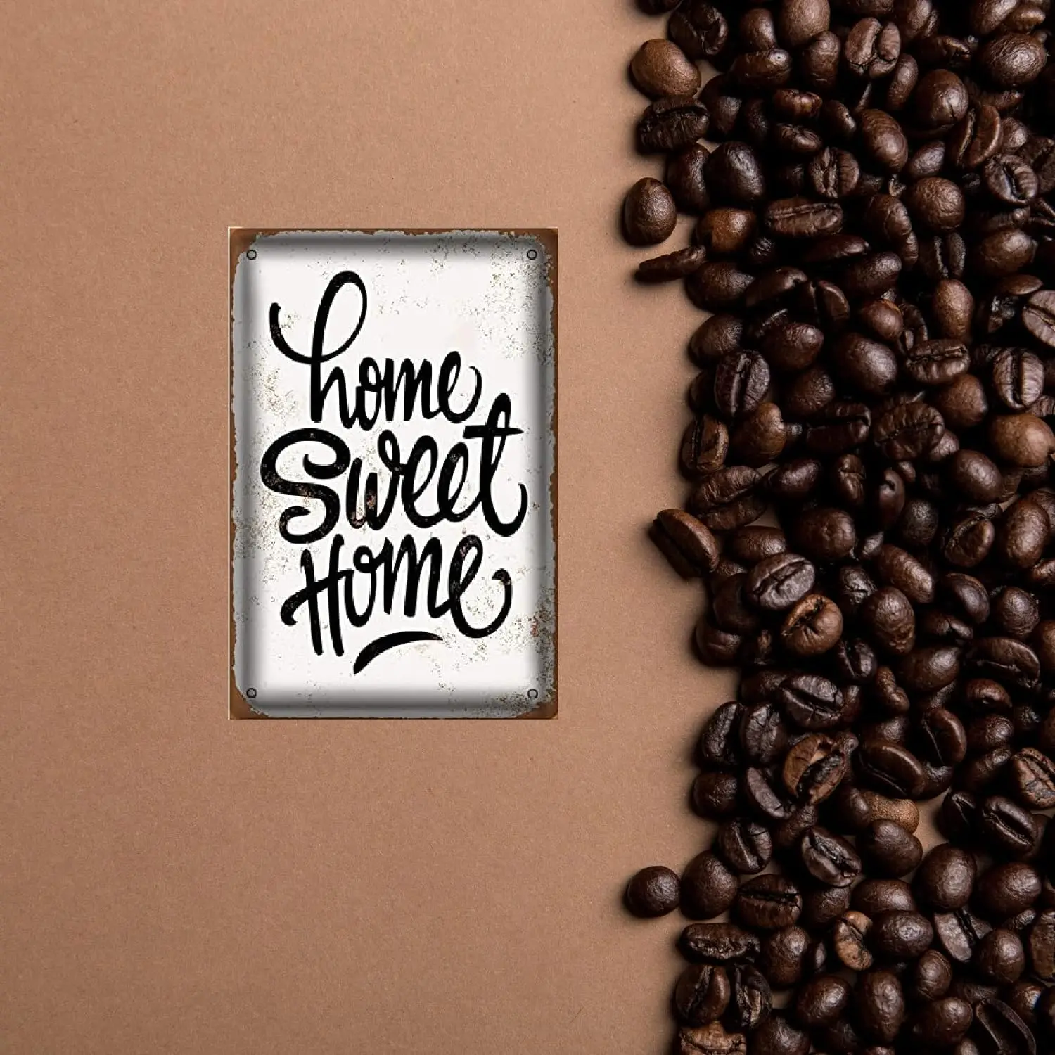 الرجعية تين تسجيل المعادن المشارك خمر جدار ديكور المنزل الحلو المنزل للحانة المطاعم مقهى نادي اللوحة رجل الكهف جدار 8x12 #5