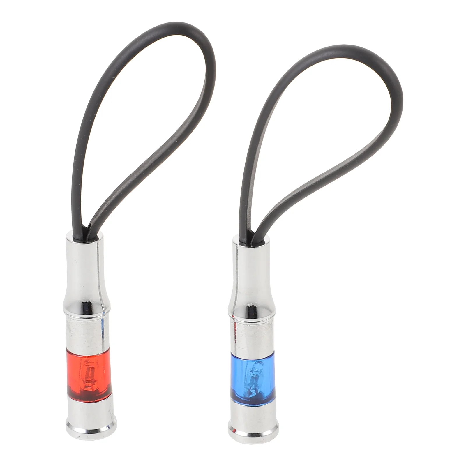 2 Pcs Car Static Key Chain Anti-Static Keychain for Supplies Electricity Rod Metal Electrostatic Belt