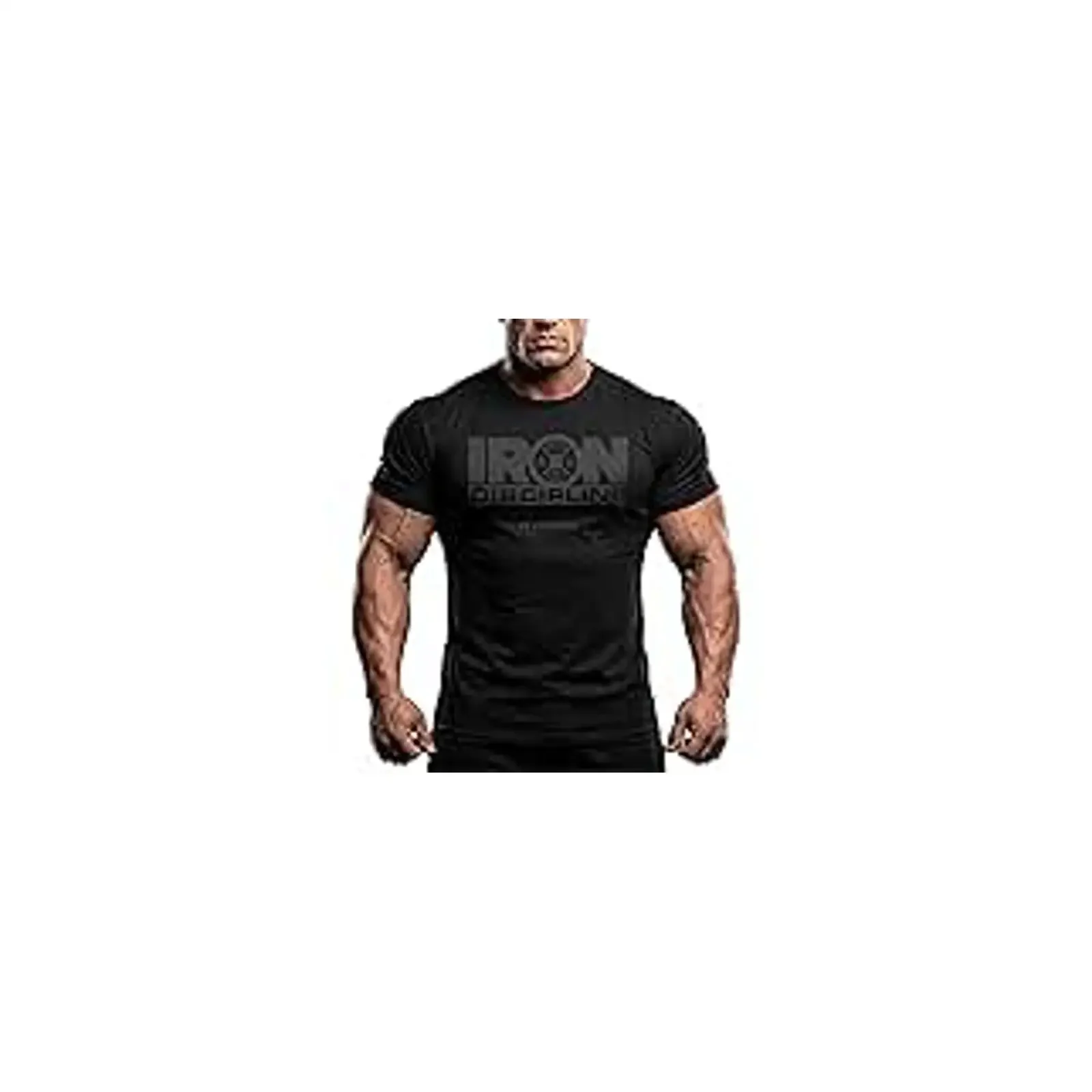 Gymish Lifestyle Strength Training Workout T Shirt Iron Discipline Men s Gym Muscle vintage Washed Unisex designer clothes Soft