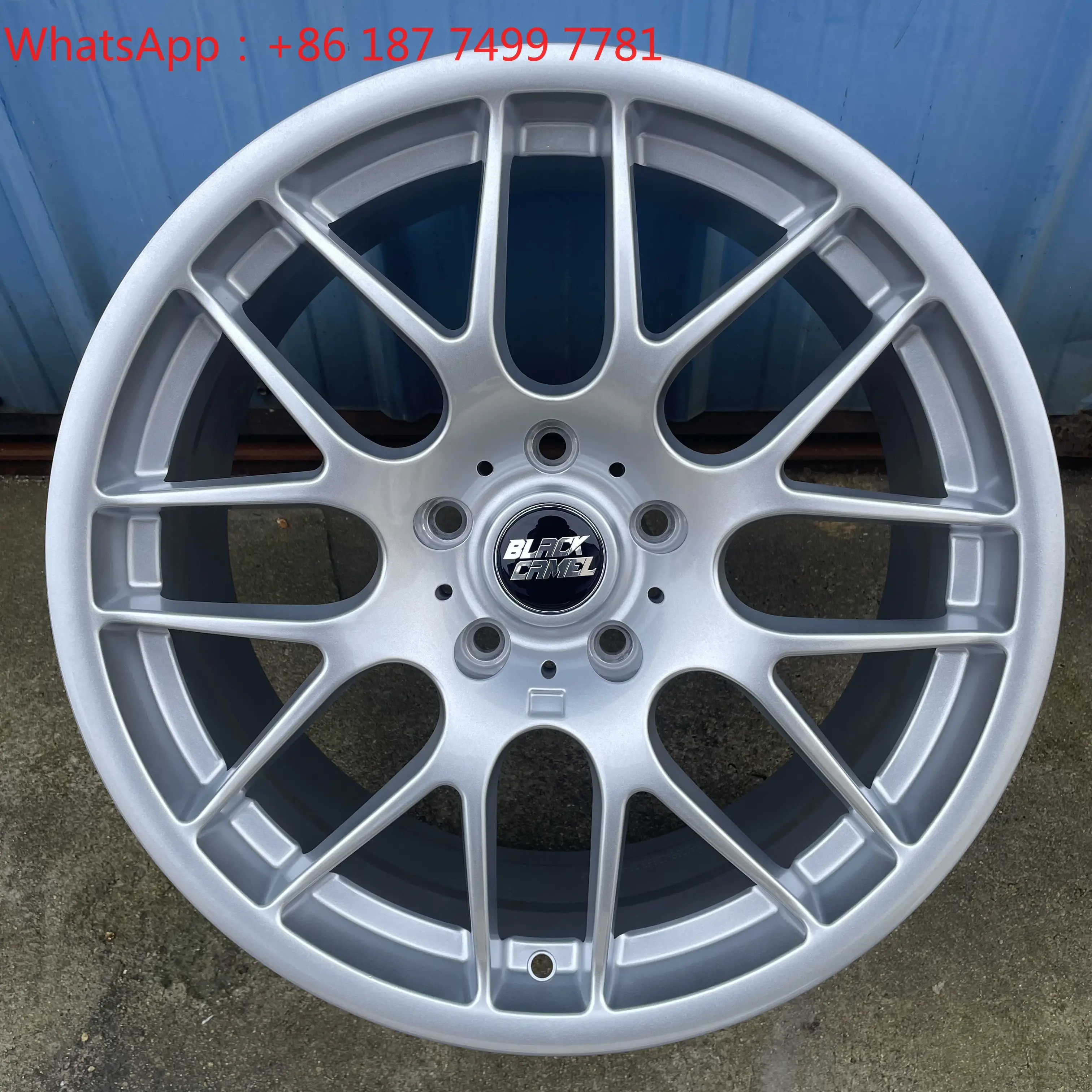 

18 Inch 163M Silver Aluminum Alloy Wheel 5x120 8.0 9.0 Deep Dish Rims for E90 E92 E93 F21 F30 F11 F31 F34 Passenger Cars