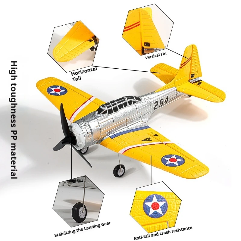 

New Qf012 RC Four Channel Sbd Bomber Brushless Motor Fixed Wing Aircraft Model Remote Control Toy Foam Aircraft Model Toy Gift