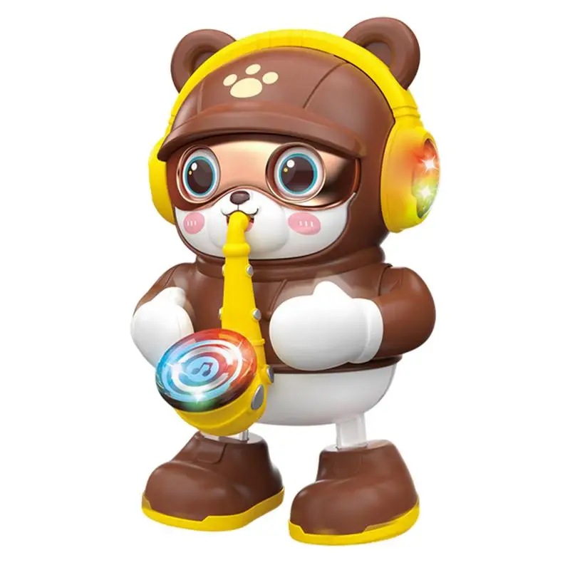 Dancing Babies Toy Interactive Toddler Toys Creative Singing Bear Adorable Electric Dancing Toys Electronic Bear Toy For