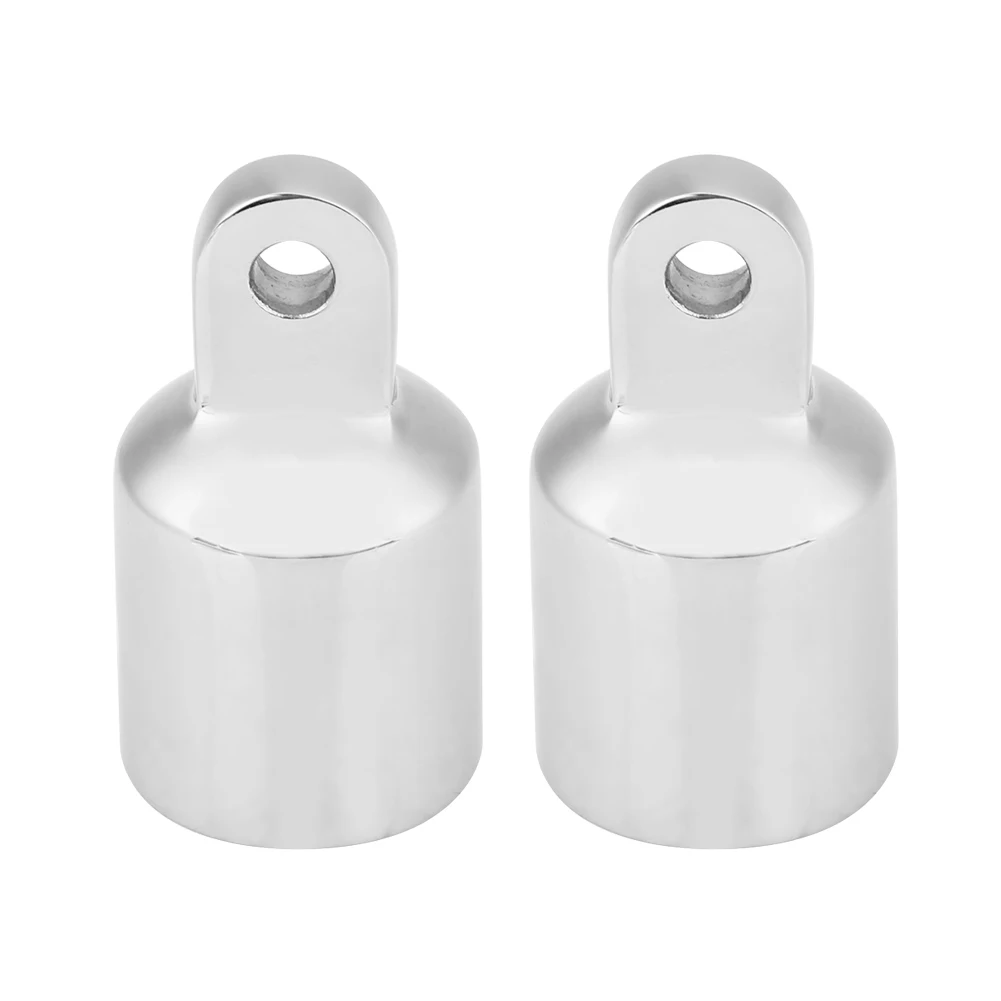 2 stuks Bimini Top Cap Bootbeslag Oog Eindkap Roestvrij Staal Marine Boot Oog Eindkap Bimini Top Cap Beslag