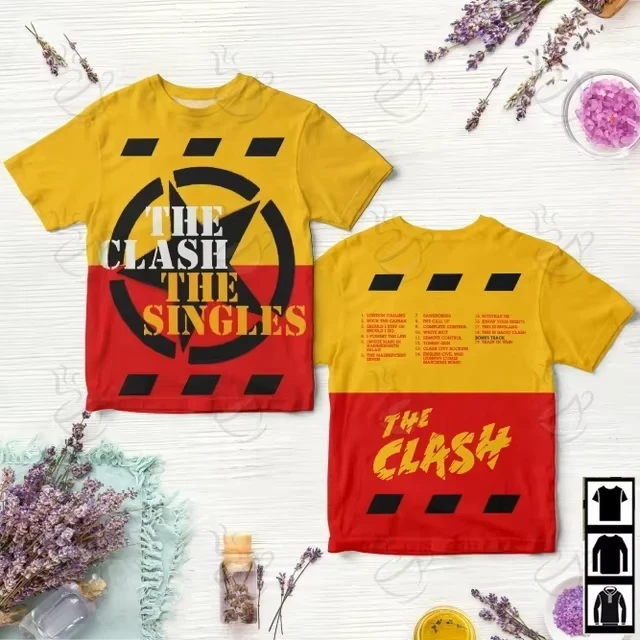 خمر روك الصراع الفرقة ثلاثية الأبعاد تي شيرت مطبوع الرجال النساء موضة المتضخم قصيرة الأكمام التي شيرت الاطفال الهيب هوب بلايز تيز جولة 2025 #1