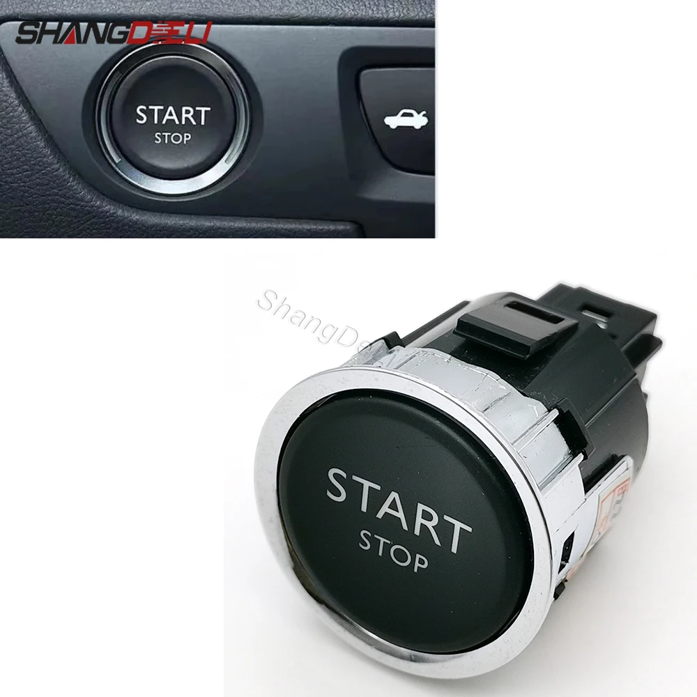 

4Pins Car Engine Start Stop Switch Button Compatible For Peugeot 408 2008 3008 308 508 C4 C5 Accessories