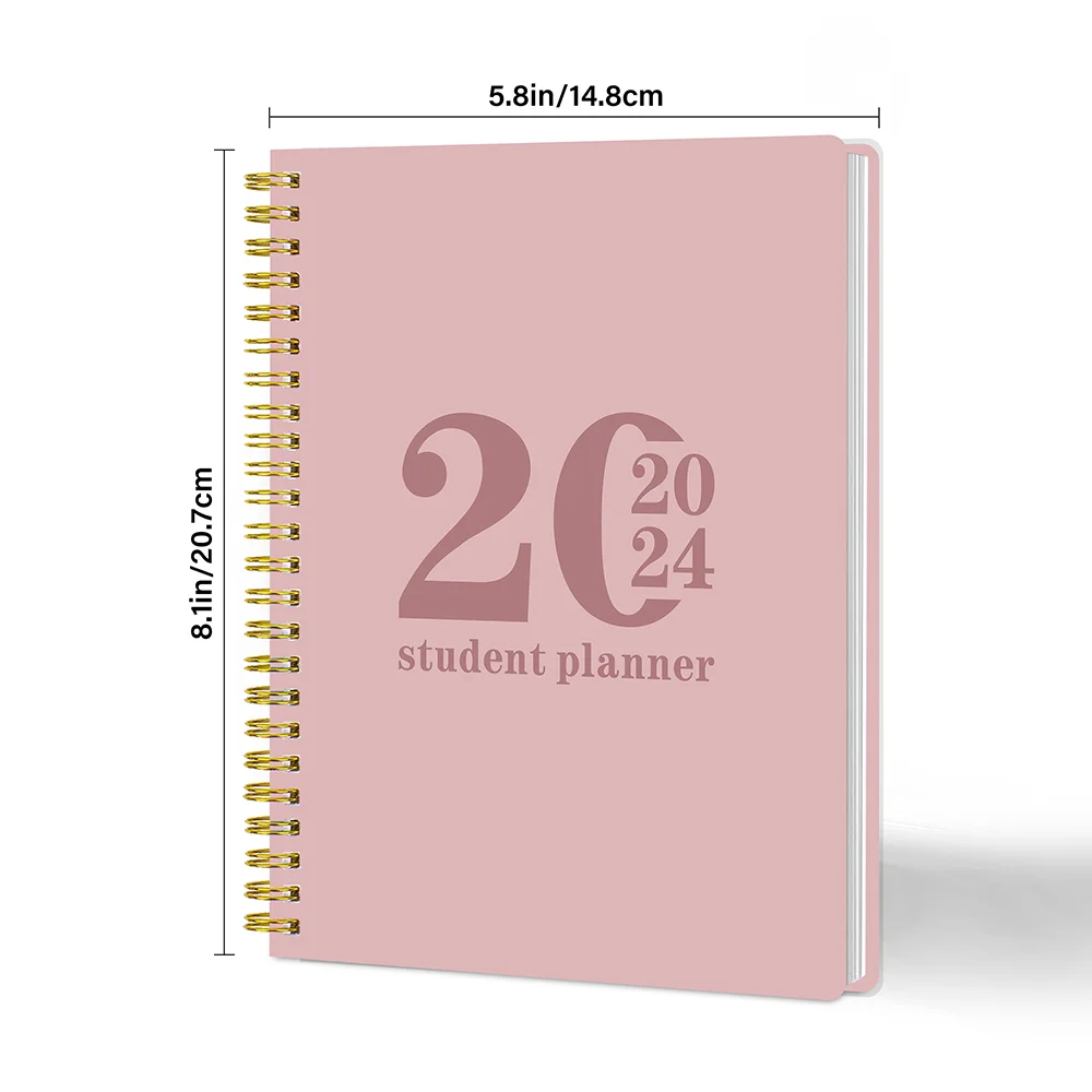 2024 A5 Calendar Daily Plan Schedule Target Student Schedule Diary Stationery Office School Supplies 50 sheets