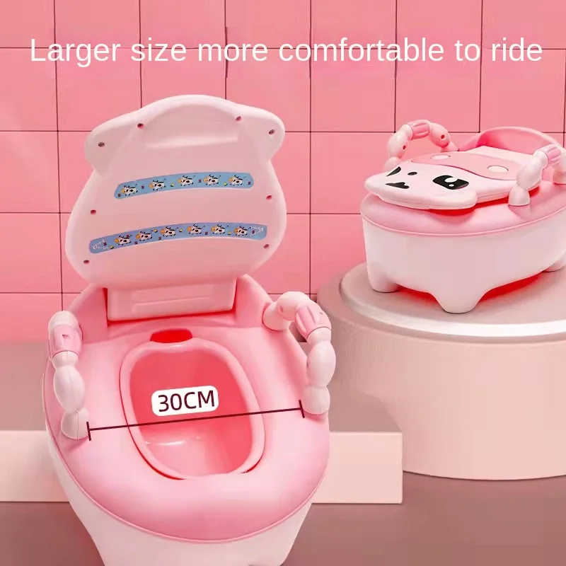 Cute Cow Portable Potty Portable Baby Toilet Potty Training Seat Child Pot Training Girls Boy Potty Kids Chair Toilet Seat Pot