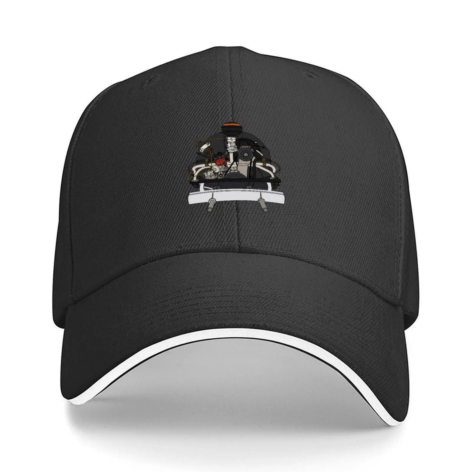 

Aircooled Engine Bug/Bus Stock Baseball Cap hats for men fun hats Anime Hat Snapback Cap Boy Women's