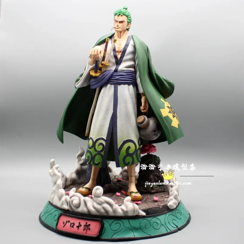 38cm Large Handmade Anime One Piece Character, Dreamy Sauron Series, Kimono Sauron Pvc Model Accessory, Youth Gift