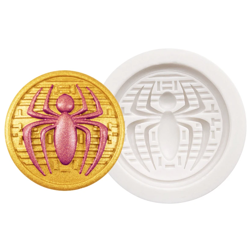 Spider Halloween Silicone Mold Sugarcraft Chocolate Cupcake Baking Mold Fondant Cake Decorating Tools