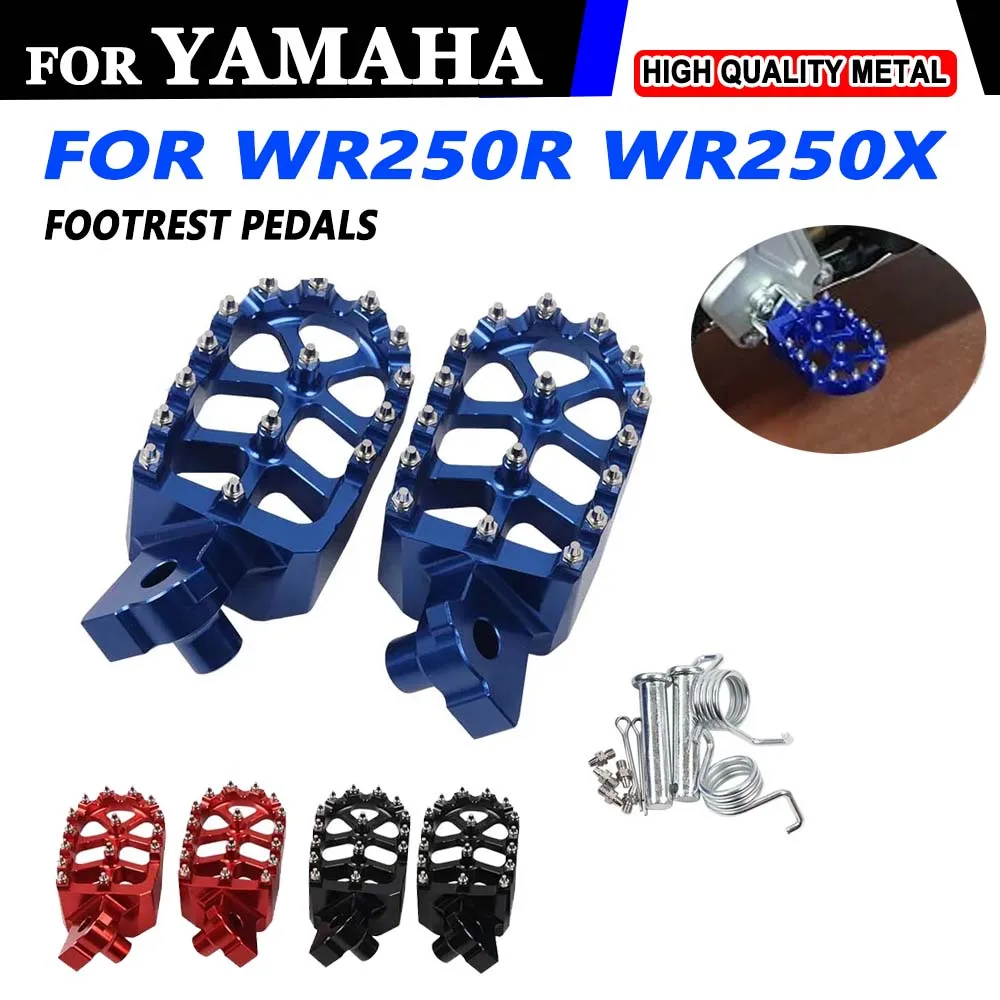 Motorcycle Foot Rests Footrest Footpegs Pegs Pedals For Yamaha Tenere700 XTZ Tenere 700 XTZ700 2019 - 2022 2023 2024 Accessories