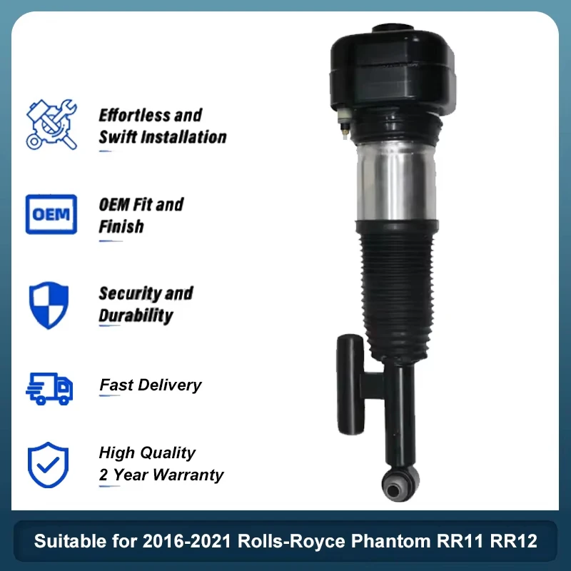 

Suitable for 2016-2021 Rolls-Royce Phantom RR11 RR12 with VDC Front Air Suspension Shock Absorber 37106888509 37106899085