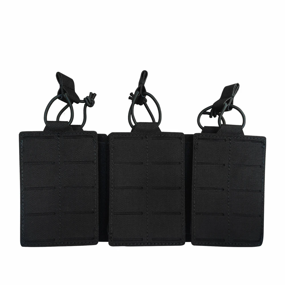 UNIONTAC high quality 1000D Nylon Composite Fabric Laser Cutting Pouch 5.56 Triple Magazine Pouch