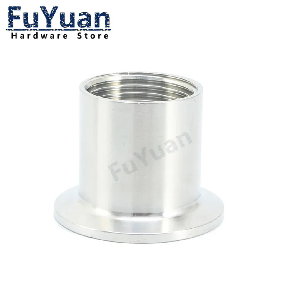 1/2 "-2" (DN15-DN50) محولات للسخان الفولاذ المقاوم للصدأ الصحية SS 304 أنثى تركيبات أنابيب الطويق الملولبة ثلاثي المشبك