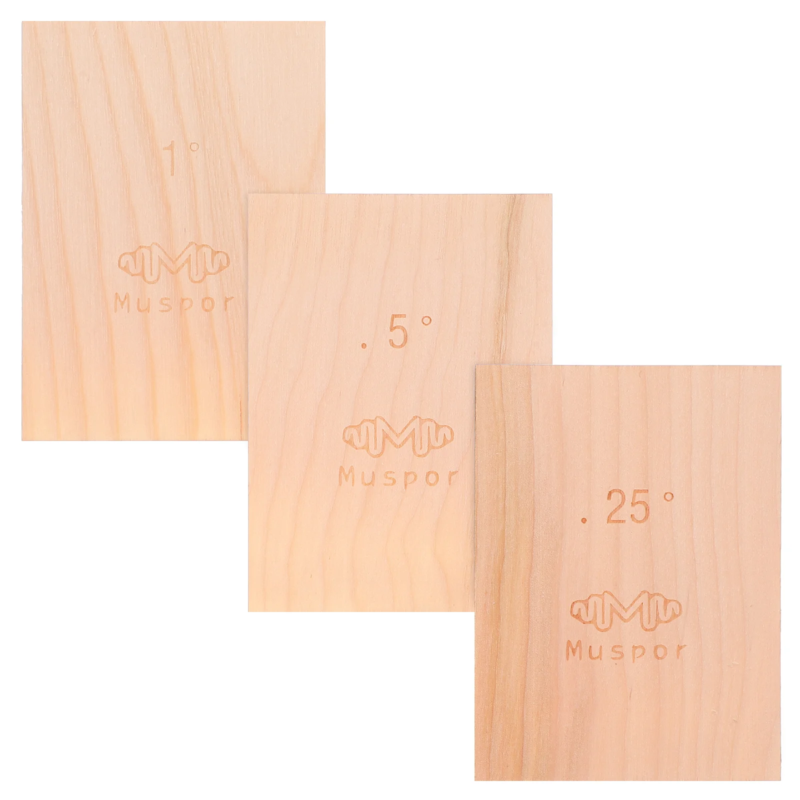 

3pcs Electric Guitar Veneer Maple Wood Guitar Head Veneer Shell Sheets Guitar Luthier Tool