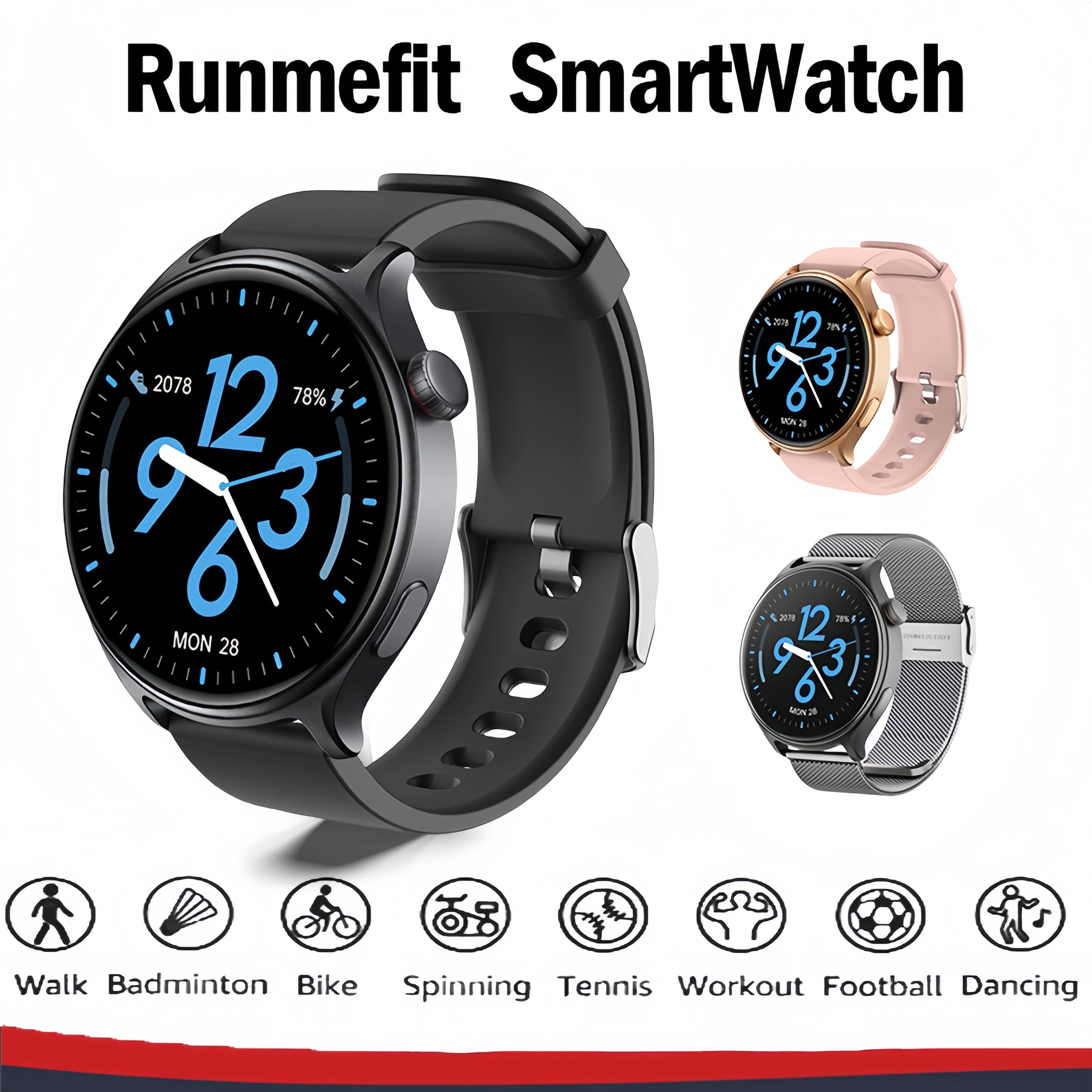 Runmefitアプリと連携するGTR2スマートウォッチの実際の使い方と評価：2024年最新モデルの本音レビュー