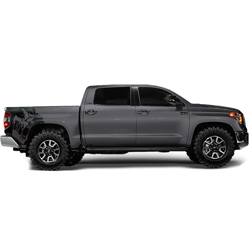 2pc Exterior Details Sticker Pickup Truck Tail Side Car  Stickers for Toyota -Tundra 2014-2021 CREWMAX CUSTOM VINYL DECAL WRAP