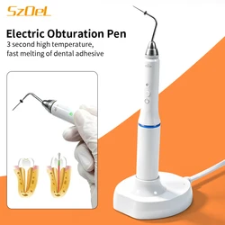 Dental Gutta Percha Points Cutter Endo Obturation Pen with 2 Tips Root Cannal Heating Plugger Dentist Tools