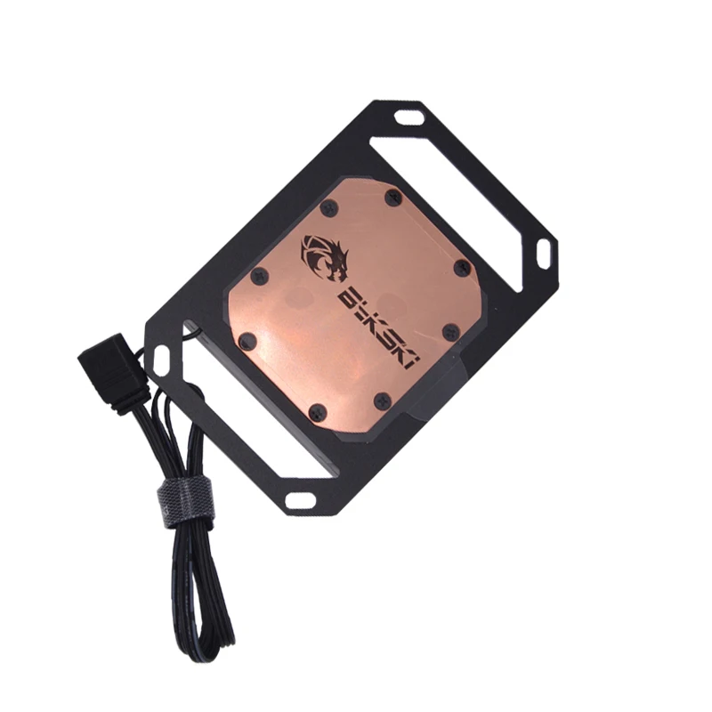 Bykski 0.08mm Radiator Wodny z Mikrokanalami, Akrylowy Blok Wodny CPU do INTEL LGA1700/1800/115X/ AMD Ryzen 9 AM5 AM4 — zdjęcie produktu 3