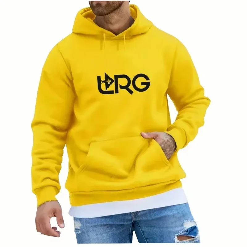 LRG bedrucktes Kapuzenpullover, Frühlings- und Herbstmode, neutrales Sport-Kapuzenhemd, lässiger Hip-Hop-Straßenpullover