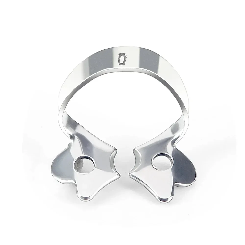 Dental Rubber Dam Clamp Surgical Stainless Steel Single Isolation Clip for Endodontic Restorative Treatment