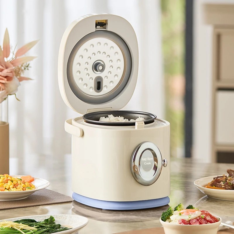 Мини-рисоварка 1,2 л, автоматическая бытовая кухонная электрическая машина для приготовления пищи на 1-2 человека, подогреватель еды, пароварка, маленькая рисоварка