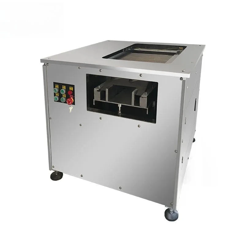Commercial Black Fish Salmon Basa Pangasius Tilapia Dory Fish Meat Fillet Oblique Cutting Slicing Processing Making Machine