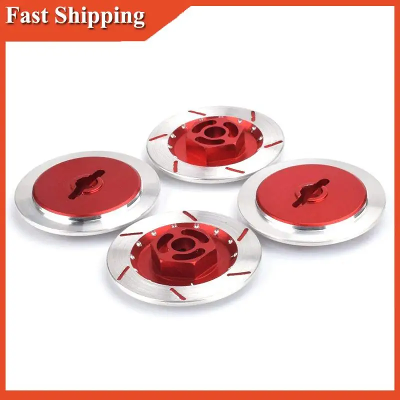 كفاءة 4 قطعة سبائك الألومنيوم قرص فرامل عجلة حافة صندوق معدني عرافة محول 12 مللي متر ل RC 1/10 سيارة HSP يطير الأسماك عربات التي تجرها الدواب شاحنة 94123 941