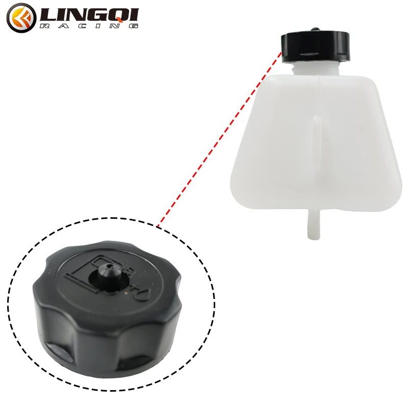 LINGQI Gas Petrol Fuel Tank Motorcycle Plastic Diesel Gasoline Tanks For 2-Stroke 47cc 49cc Mini Moto Dirt Pocket Bike ATV