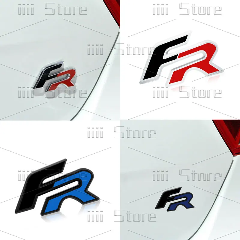 Metal 3D Car Sticker Grill Emblem Badge for Seat Leon FR Cupra Ibiza Altea Exeo Formula Racing Styling Accessories