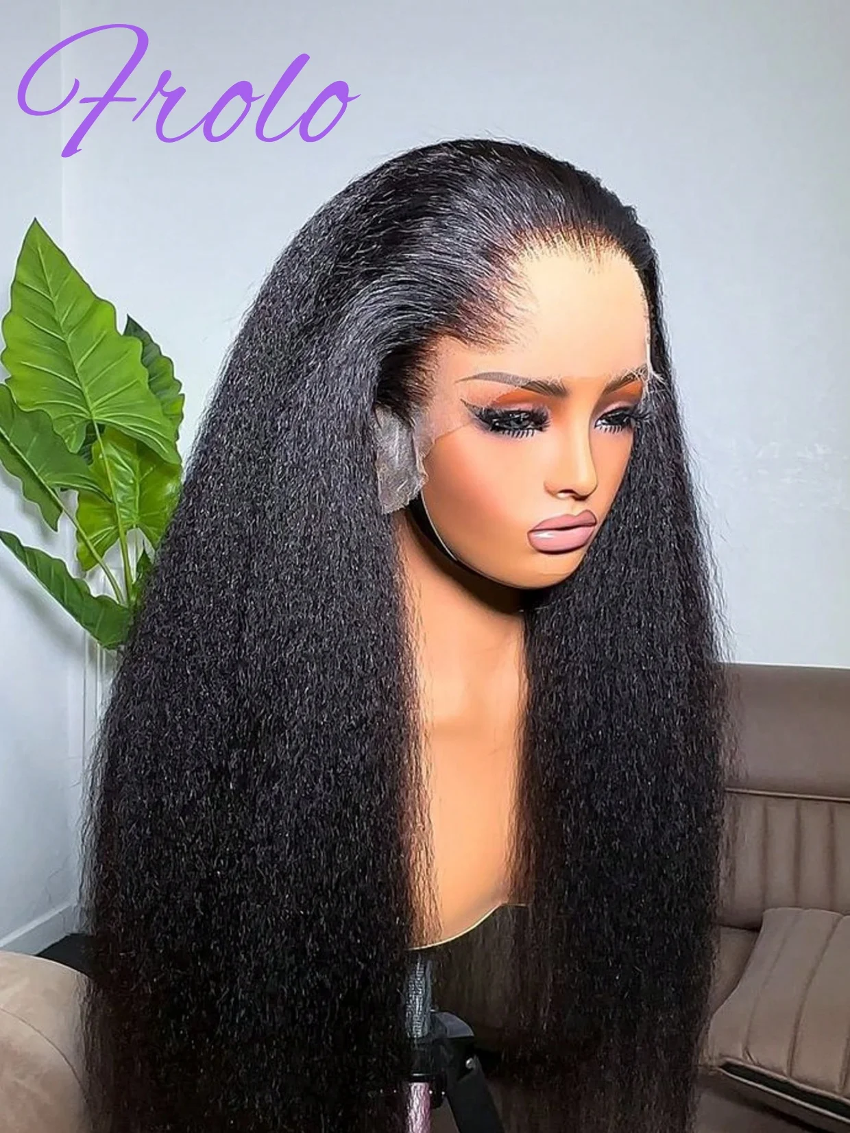 

30-дюймовый 360 Hd Полный парик шнурка 210 Плотность Кудрявые прямые парики из натуральных волос Предварительно выщипанные бразильские парики из натуральных волос на кружеве для женщин