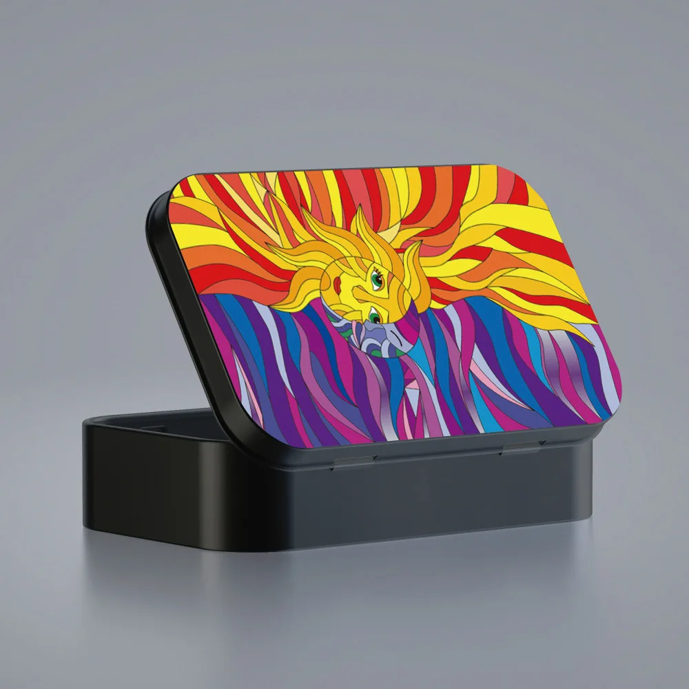 1 قطعة حالات المرطب حامل تخزين الورق المتداول صناديق السجائر القصدير مختومة حاوية التبغ الشمس نمط اكسسوارات التدخين #5