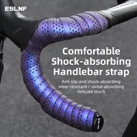 Cinta para manillar de bicicleta de carretera a prueba de golpes, cinta para empuñaduras de bicicleta eléctrica con gradiente, cómoda cubierta para manillar con absorción de sudor