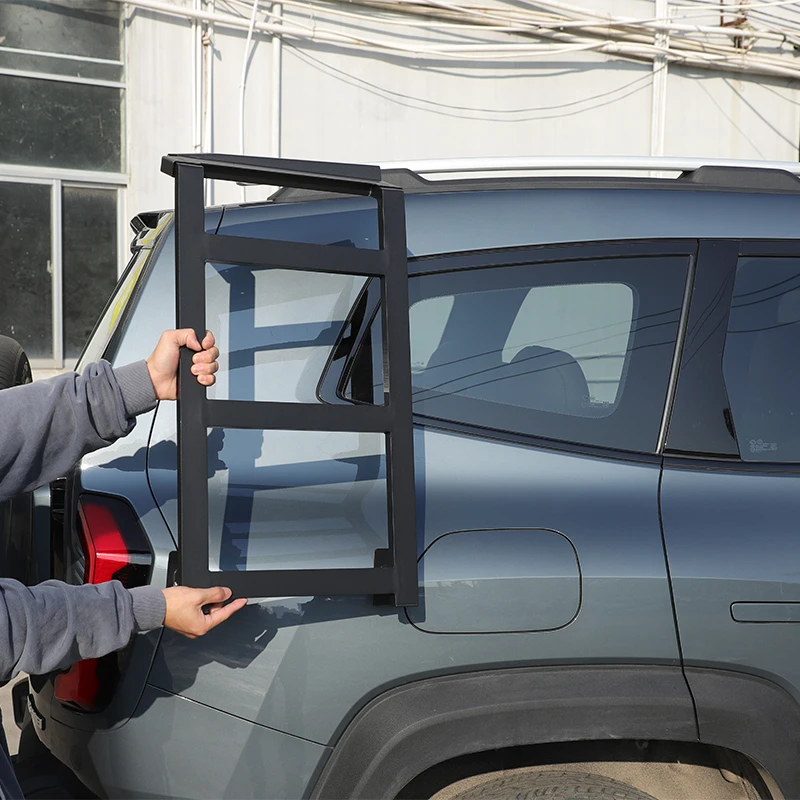 

For Deepal G318 2024+ Carbon steel + aluminum alloy Car rear side window ladder Bracket Exterior Accessories