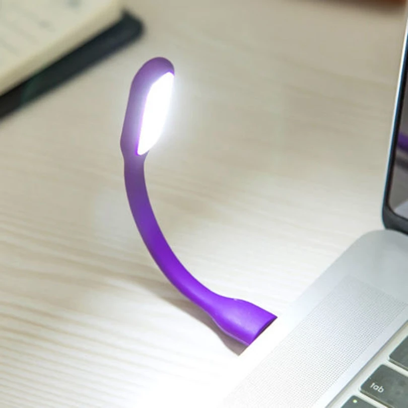 Promotional Gift Mini Flexible Portable USB LED Night Light Soft Deformable For Power Bank Laptop Energy-Saving Lamp